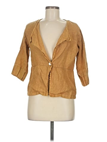 Viola Borghi 3/4 Sleeve Button-Down Shirt (view 1)