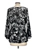 Essentials by Milano Black 3/4 Sleeve Blouse Size M - photo 2