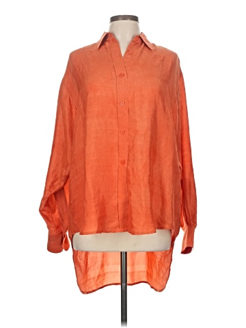 Tome 3/4 Sleeve Silk Top (view 1)