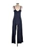Gypsies & Moondust 100% Rayon Stripes Blue Jumpsuit Size S - photo 2