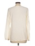 Repeat Cashmere 100% Silk Ivory Long Sleeve Silk Top Size L - photo 2