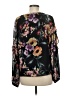 Yumi Kim 100% Polyester Black 3/4 Sleeve Blouse Size M - photo 2