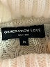 Generation Love Ivory Wool Pullover Sweater Size M - photo 7