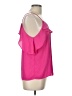 Under Skies 100% Polyester Pink Sleeveless Blouse Size L - photo 4