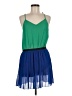 Fun2Fun Color Block Green Cocktail Dress Size M - photo 1