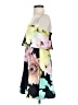 ASOS Floral Black Cocktail Dress Size 2 - photo 5