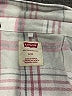 Levi's Plaid Ivory Long Sleeve Button-Down Shirt Size 6 - 6X - photo 3