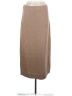Double Zero Solid Tan Casual Skirt Size M - photo 1