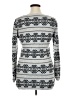 Deb 100% Polyester Print Silver Pullover Sweater Size 1X - photo 2