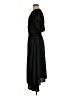 Alysi 100% Polyester Solid Black Casual Dress Size EU (IT) 42 / US 6 - photo 5