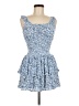 Assorted Brands 100% Rayon Blue Casual Dress Size M - photo 1