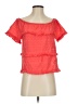 Lulus 100% Cotton Orange Short Sleeve Blouse Size S - photo 1