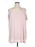 Terra & Sky Pink Short Sleeve Top Size 1X - photo 1