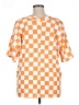 Jade by Jane Orange Short Sleeve Blouse Size XL - photo 2