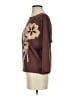 Aaeda Floral Brown Pullover Sweater Size XS - photo 5