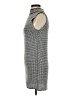 Shein Houndstooth Silver Casual Dress Size 2 - photo 5