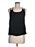 Mine 100% Polyester Black Sleeveless Top Size M - photo 1