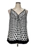 Avenue 100% Polyester Silver Sleeveless Blouse Size 14 - 16 Plus - photo 1