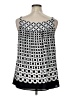 Avenue 100% Polyester Silver Sleeveless Blouse Size 14 - 16 Plus - photo 2