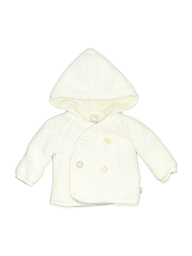 Pre-owned Assorted Brands Babies' Coat In Ivory