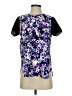 Charlie Jade 100% Polyester Purple Short Sleeve Blouse Size XS - photo 1