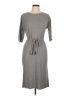 Assorted Brands Solid Gray Casual Dress Size L - photo 1