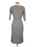 Assorted Brands Solid Gray Casual Dress Size L - photo 2