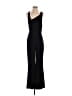 Halston Heritage Solid Black Jumpsuit Size 4 - photo 1