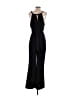 Halston Heritage Solid Black Jumpsuit Size 4 - photo 2