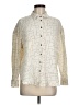 MIOU MUSE Ivory Long Sleeve Polo Size M - photo 1