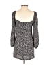 Audrey 3+1 100% Rayon Black 3/4 Sleeve Blouse Size M - photo 2