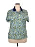 Assorted Brands Blue Short Sleeve Polo Size 2XL - photo 1