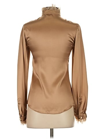 Dolce & Gabbana Long Sleeve Silk Top (view 2)