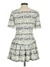 Pasta Print White Casual Dress Size M - photo 2