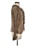 Step in Style 100% Polyester Animal Print Brown Long Sleeve Blouse One size - photo 4