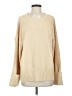 Unbranded 100% Polyester Solid Tan Yellow Pullover Sweater Size S - photo 1