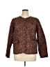 Croft & Barrow 100% Polyester Paisley Brown Jacket Size XL - photo 1