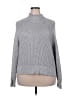 American Eagle Outfitters Solid Gray Turtleneck Sweater Size XXL - photo 1