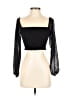 Windsor 100% Polyester Black 3/4 Sleeve Blouse Size XS - photo 1