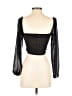Windsor 100% Polyester Black 3/4 Sleeve Blouse Size XS - photo 2