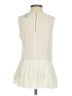 ASOS 100% Polyester Ivory Sleeveless Blouse Size 4 - photo 2