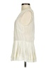 ASOS 100% Polyester Ivory Sleeveless Blouse Size 4 - photo 5