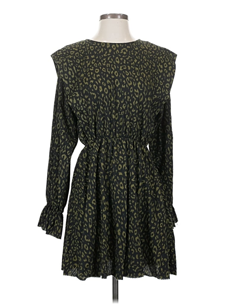 Zara Casual Dress In Green