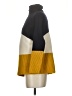 French Connection Color Block Yellow Turtleneck Sweater Size XS - photo 5