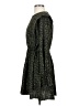Zara Animal Print Green Casual Dress Size S - photo 5
