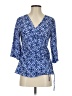 Cato Blue 3/4 Sleeve Blouse Size XS - photo 1