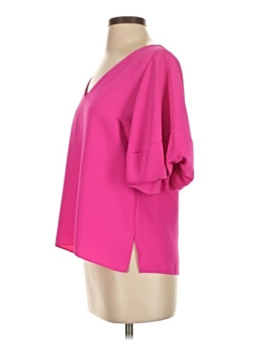 Amanda Uprichard 3/4 Sleeve Blouse (view 2)