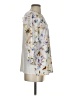 Left Coast by Dolan 100% Polyester Floral Ivory 3/4 Sleeve Blouse Size S - photo 4