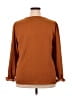 Unbranded 100% Polyester Brown Long Sleeve Blouse Size XXL - photo 2