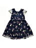 Special Editions 100% Polyester Floral Blue Dress Size 4T - photo 1